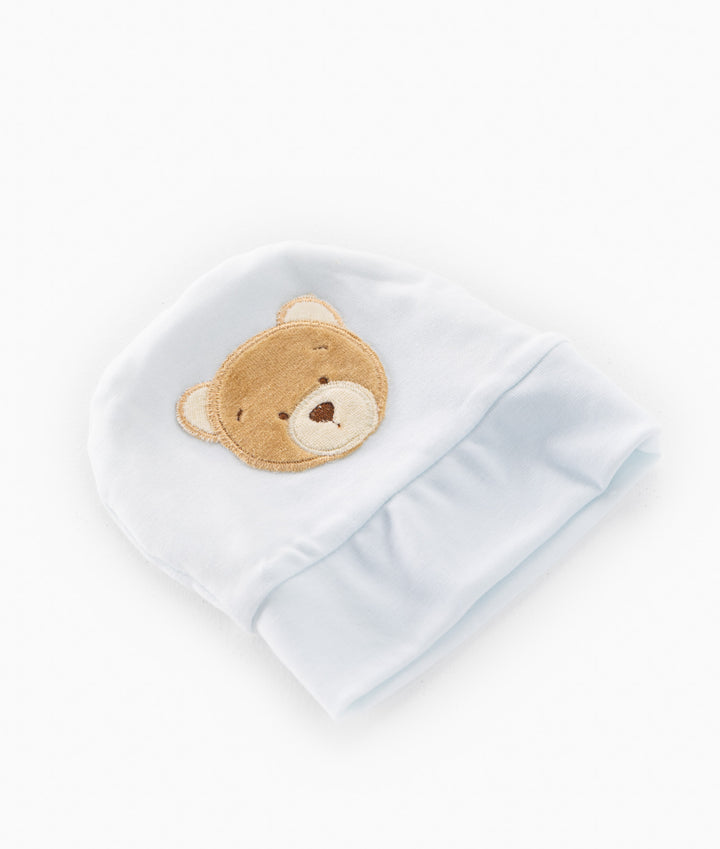 Baby Cotton Beanie | Blue