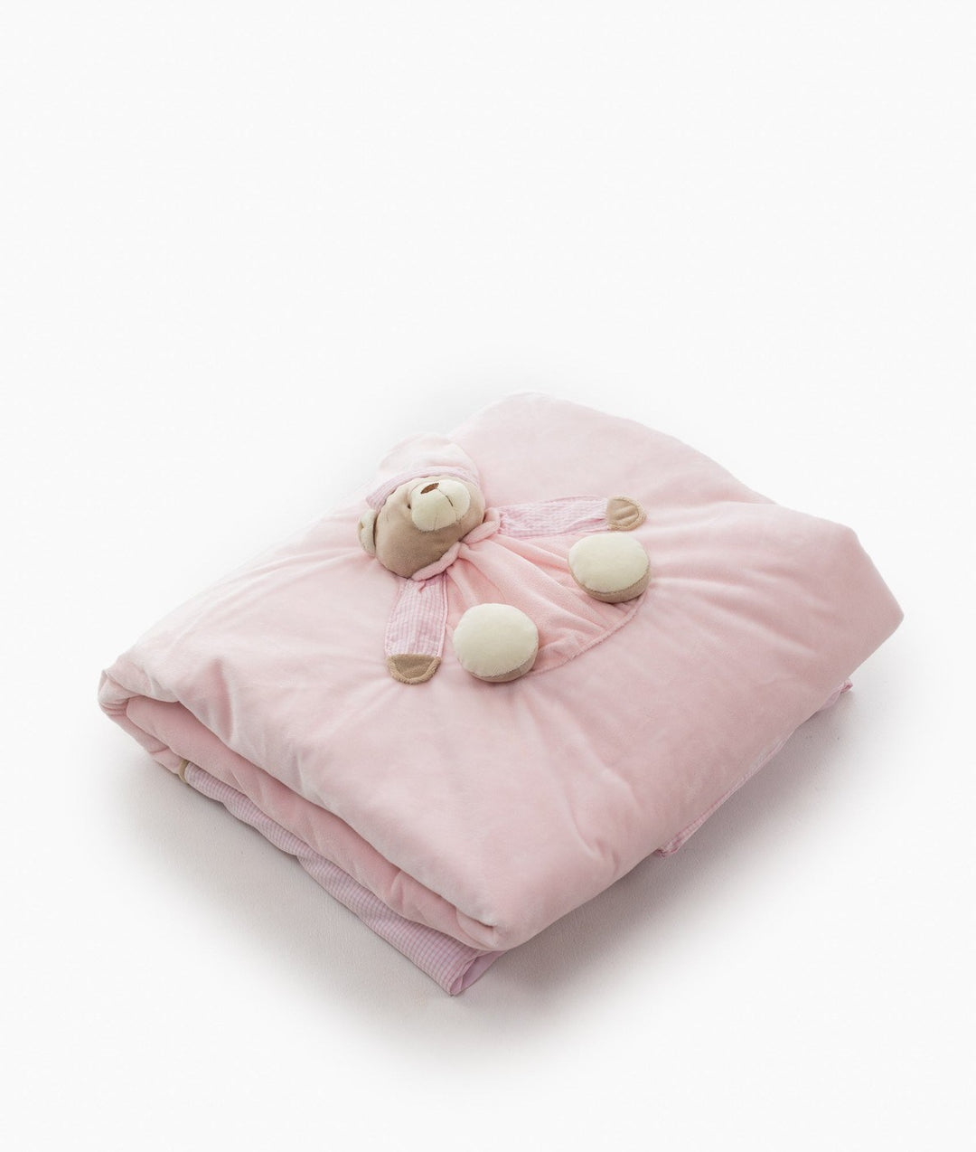 Pink quilt and cover set for toddlers