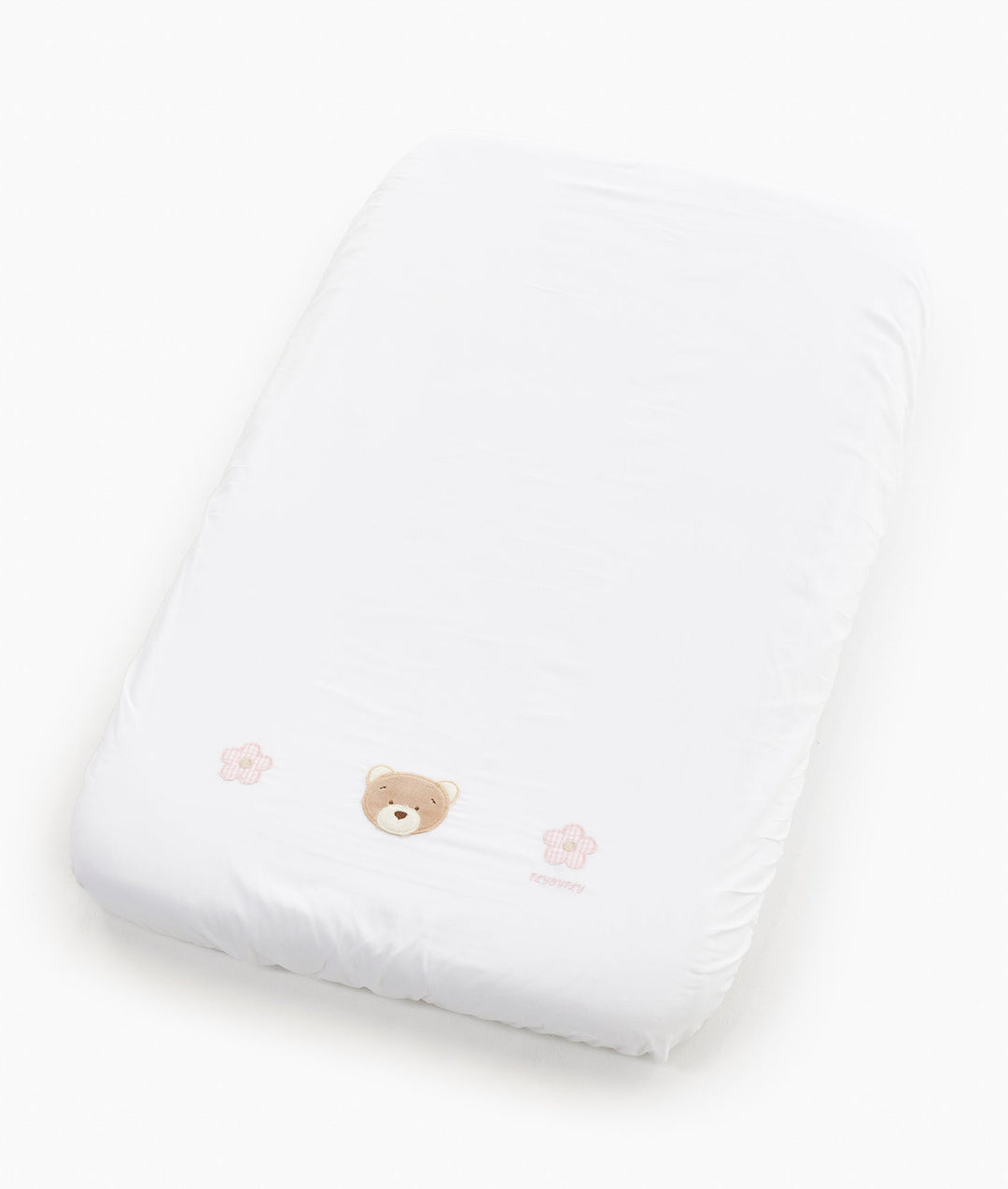 Pink baby bassinet bedding