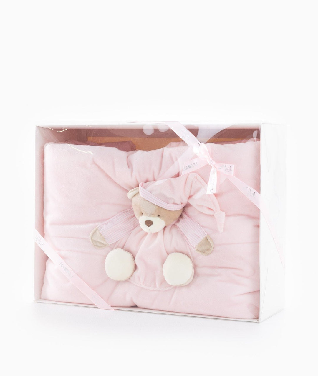 Pink baby bassinet bedding