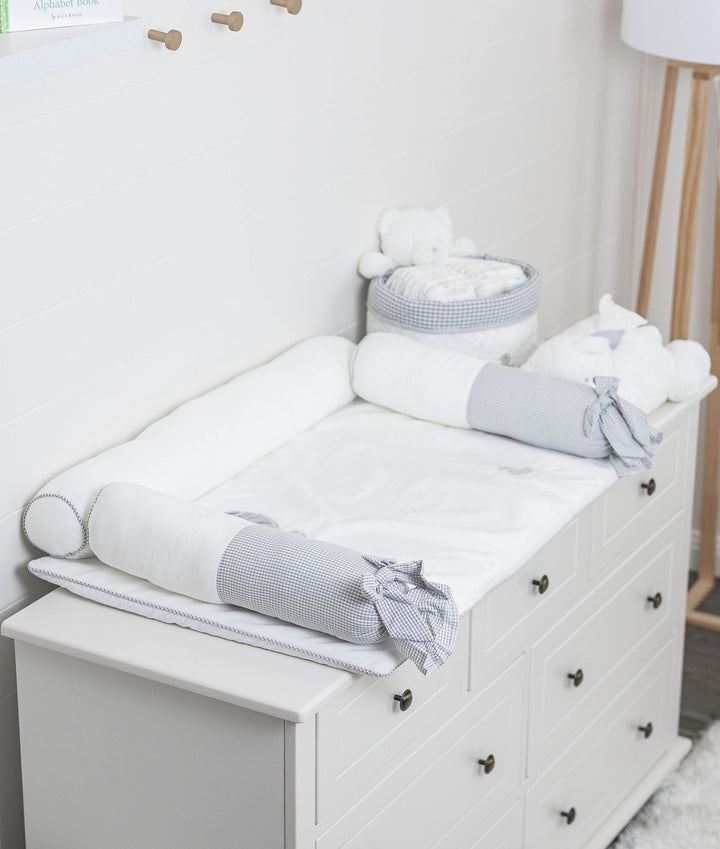 4pc Change Mat Set | Grey & White