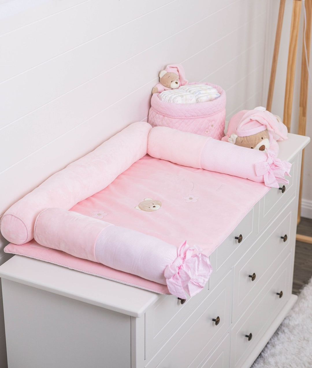 4pc Change Mat Set | Pink