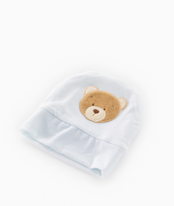 Baby Cotton Beanie | Blue