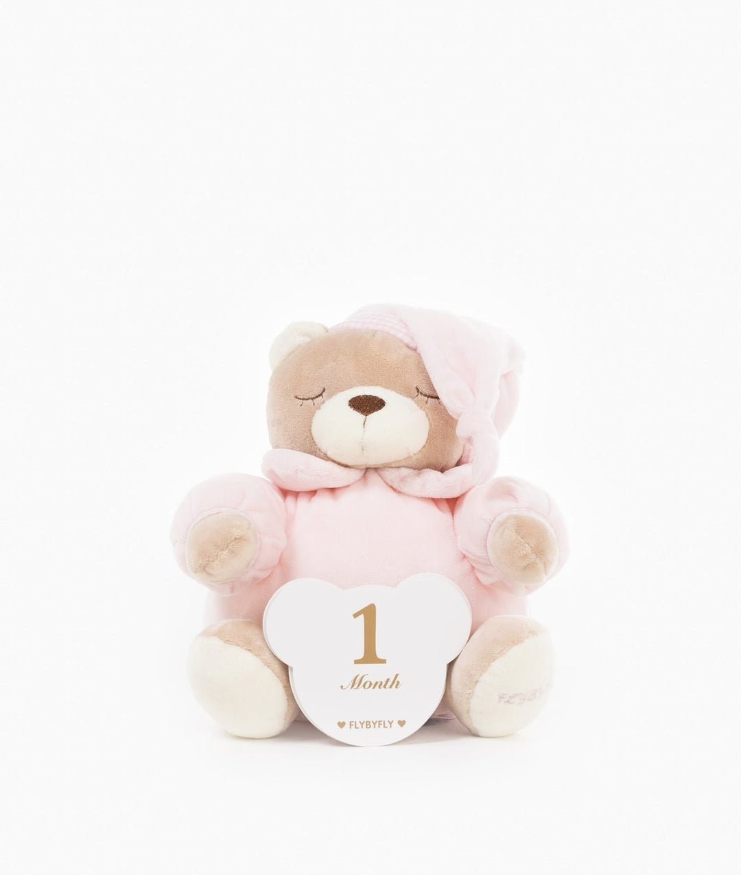 Baby milestone cards in pink