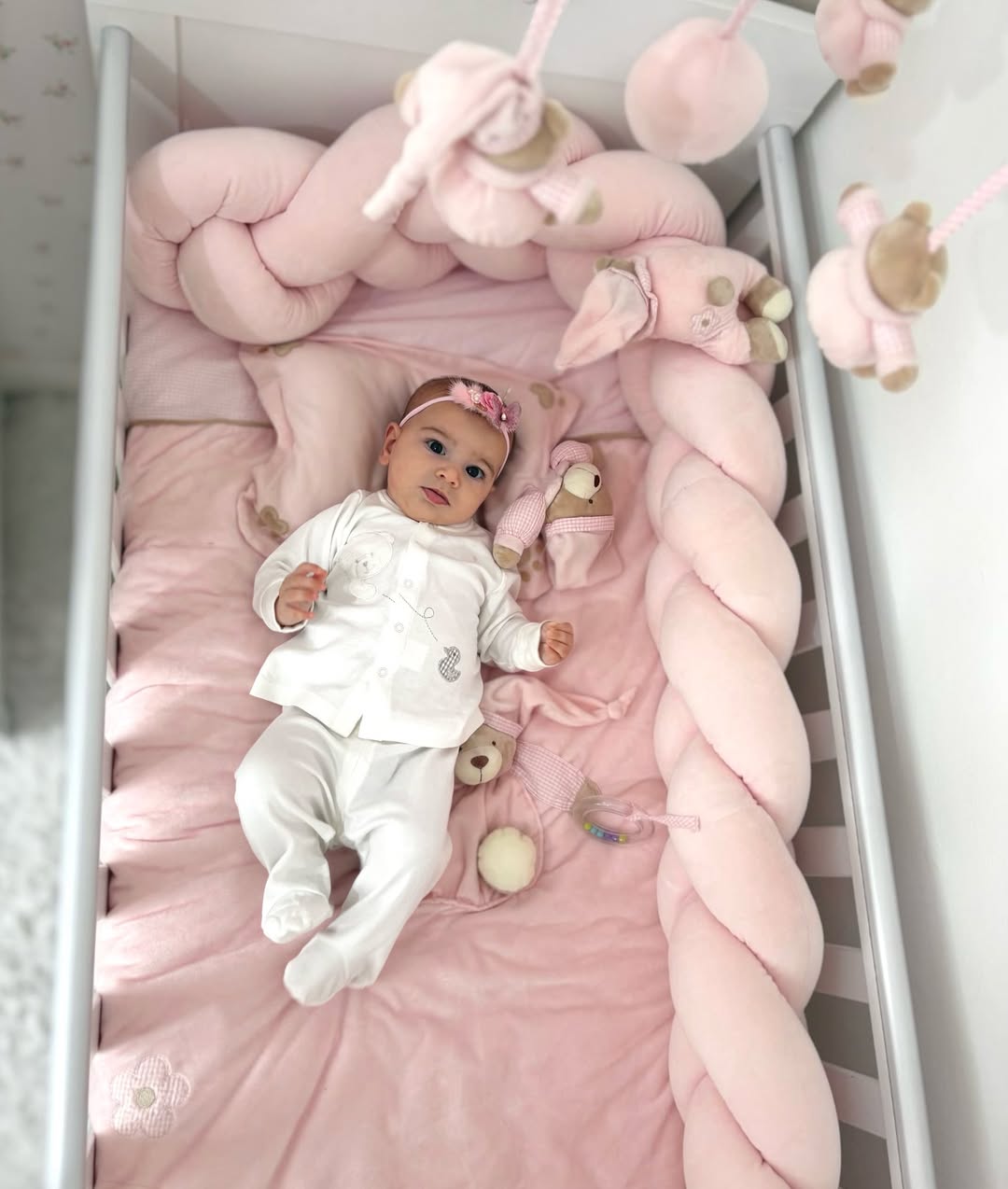 Baby Pyjama Set | Grey & White