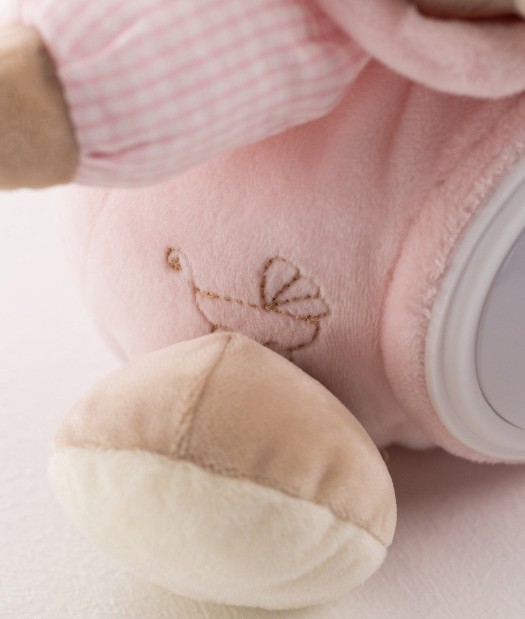 Pink musical night light for nursery