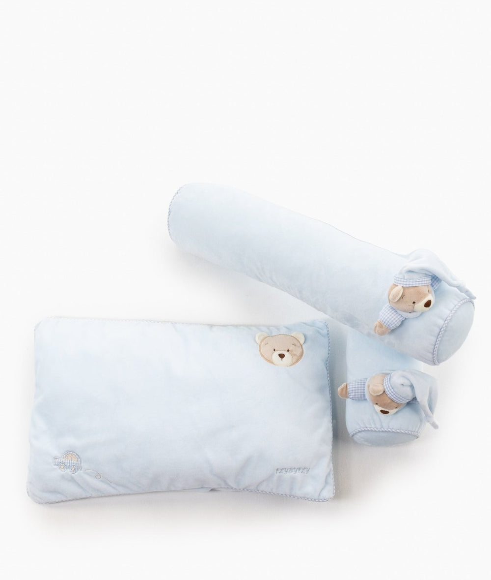 Pillow & Bolster Set - Blue