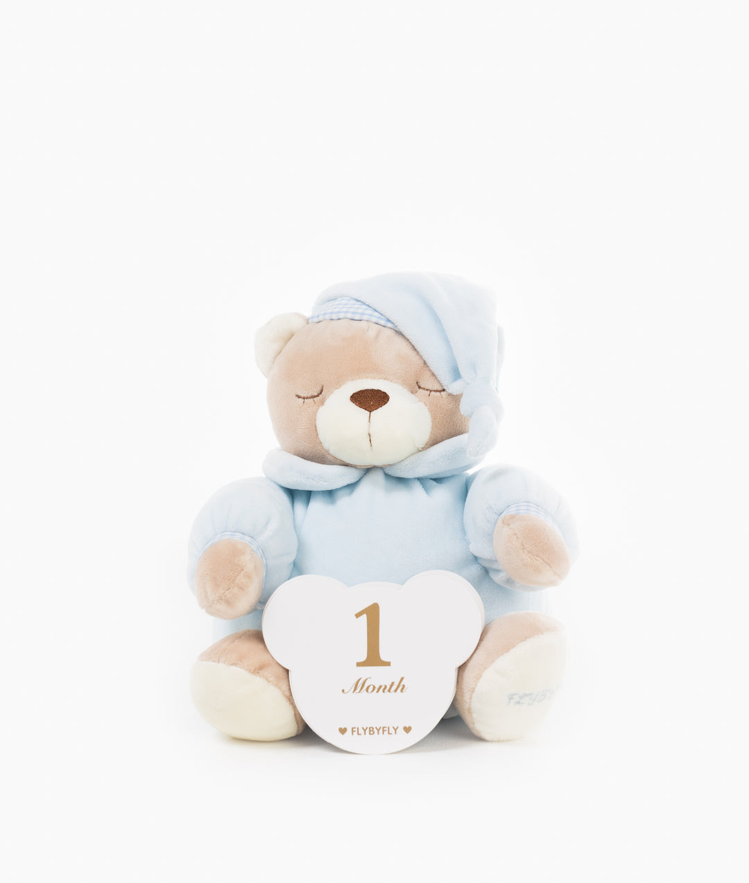 Baby milestone cards in blue