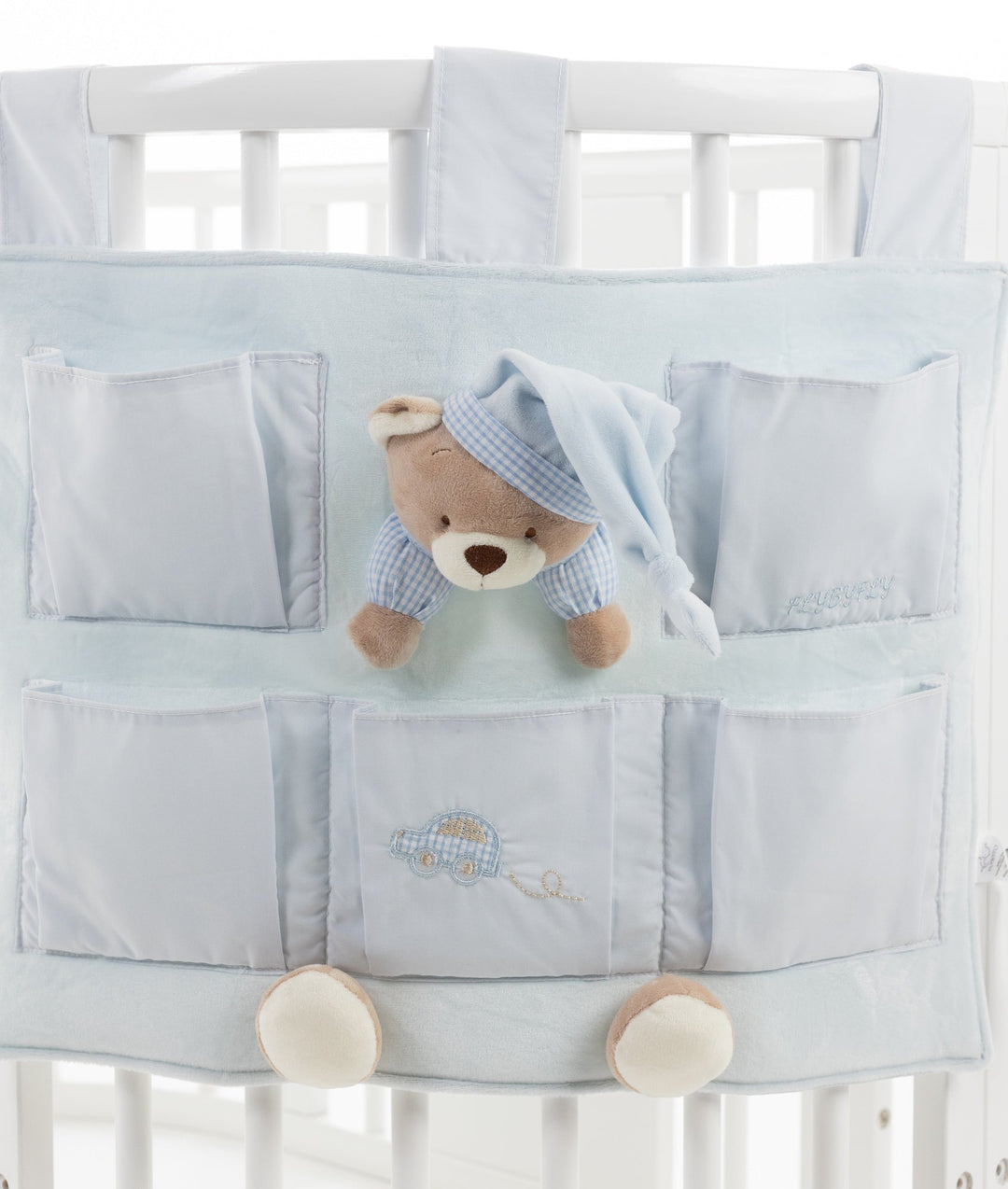 Baby nursery organiser in blue