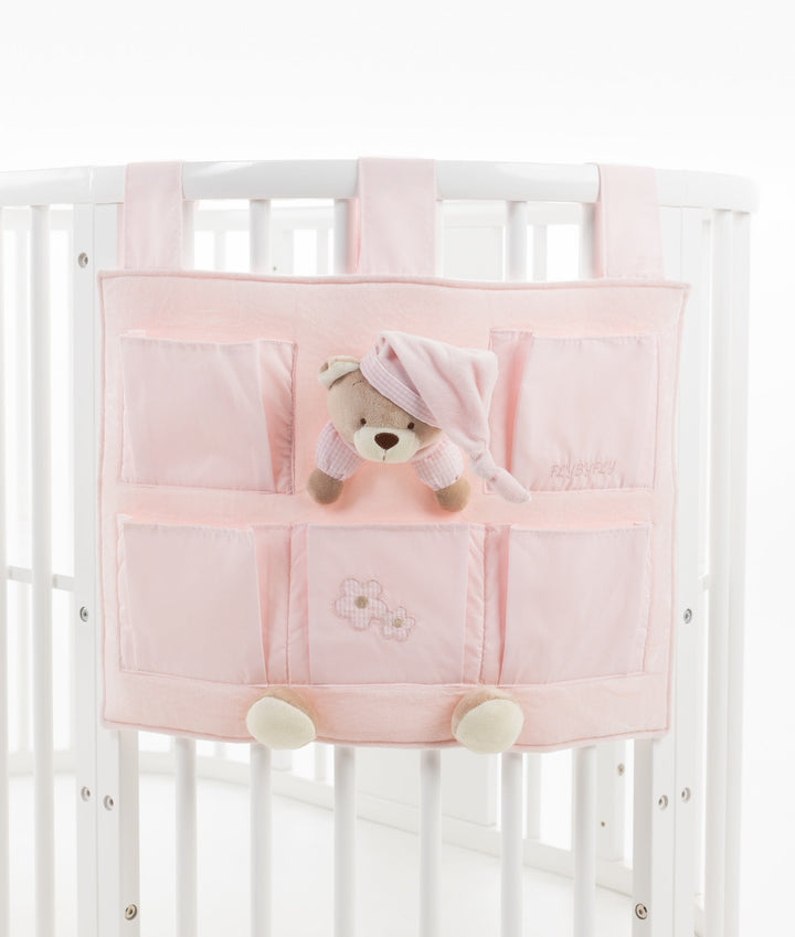 Baby nursery organiser in pink