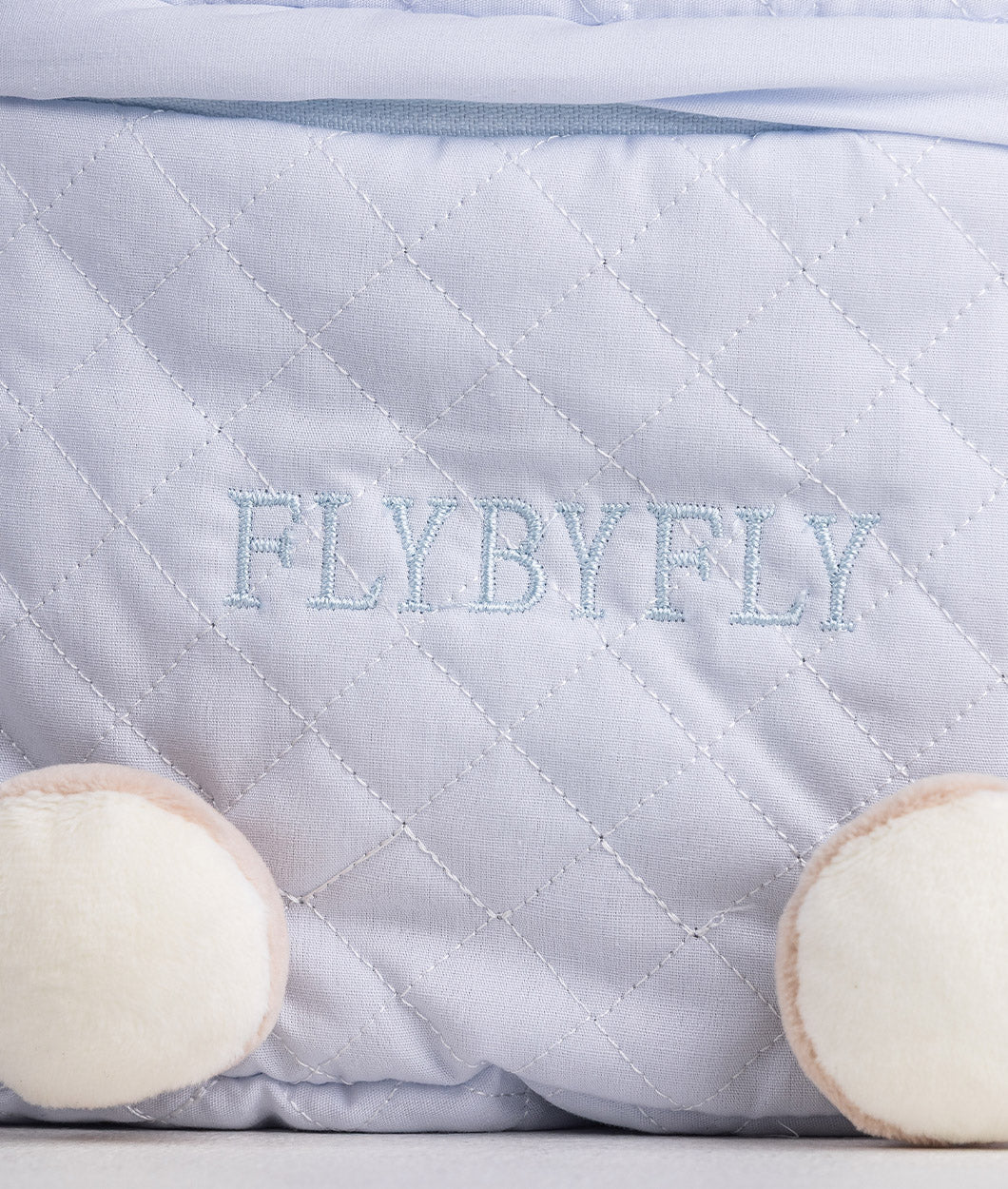 Baby organiser bag for nursery in blue