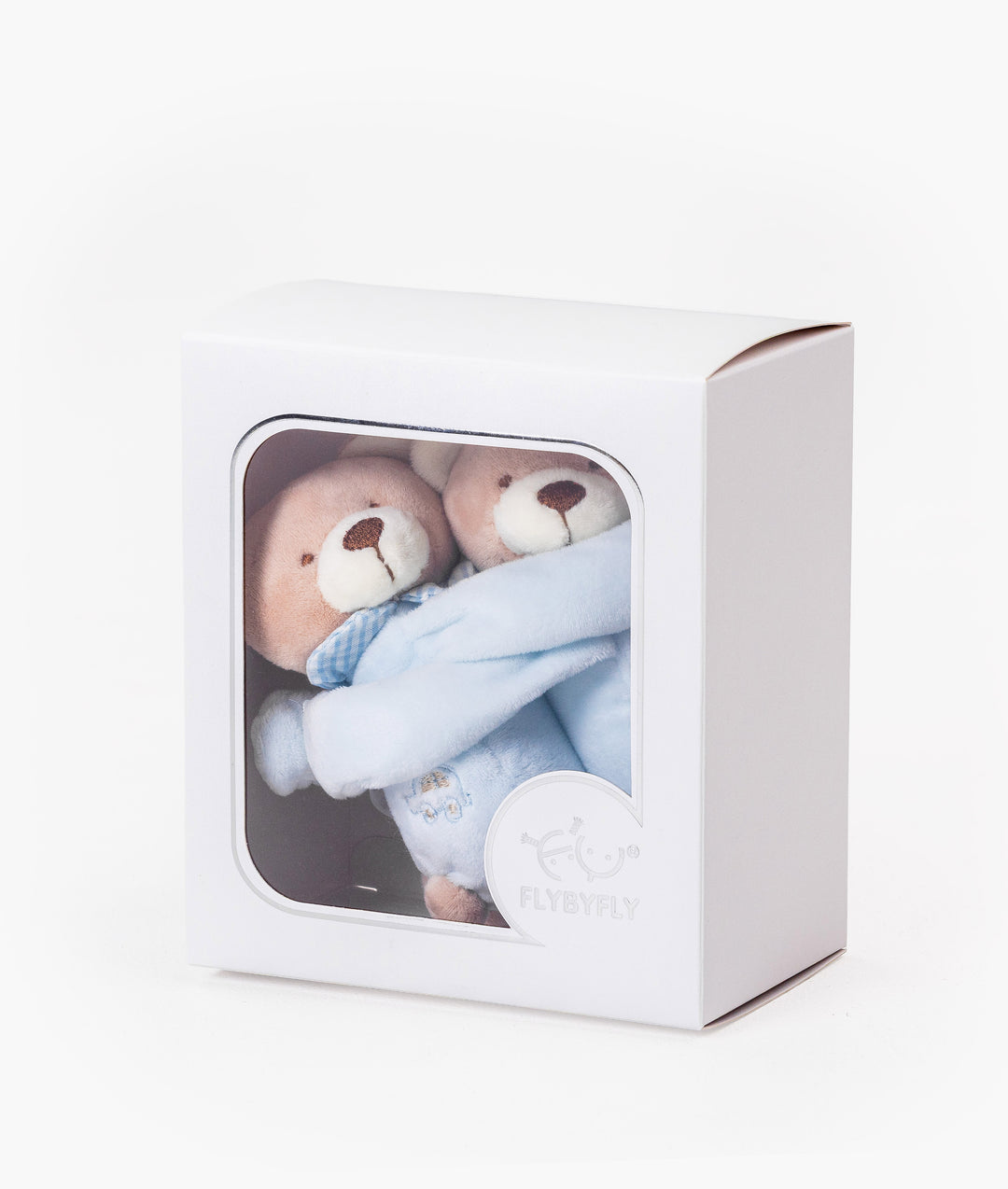 Blue bear curtain tieback for nursery
