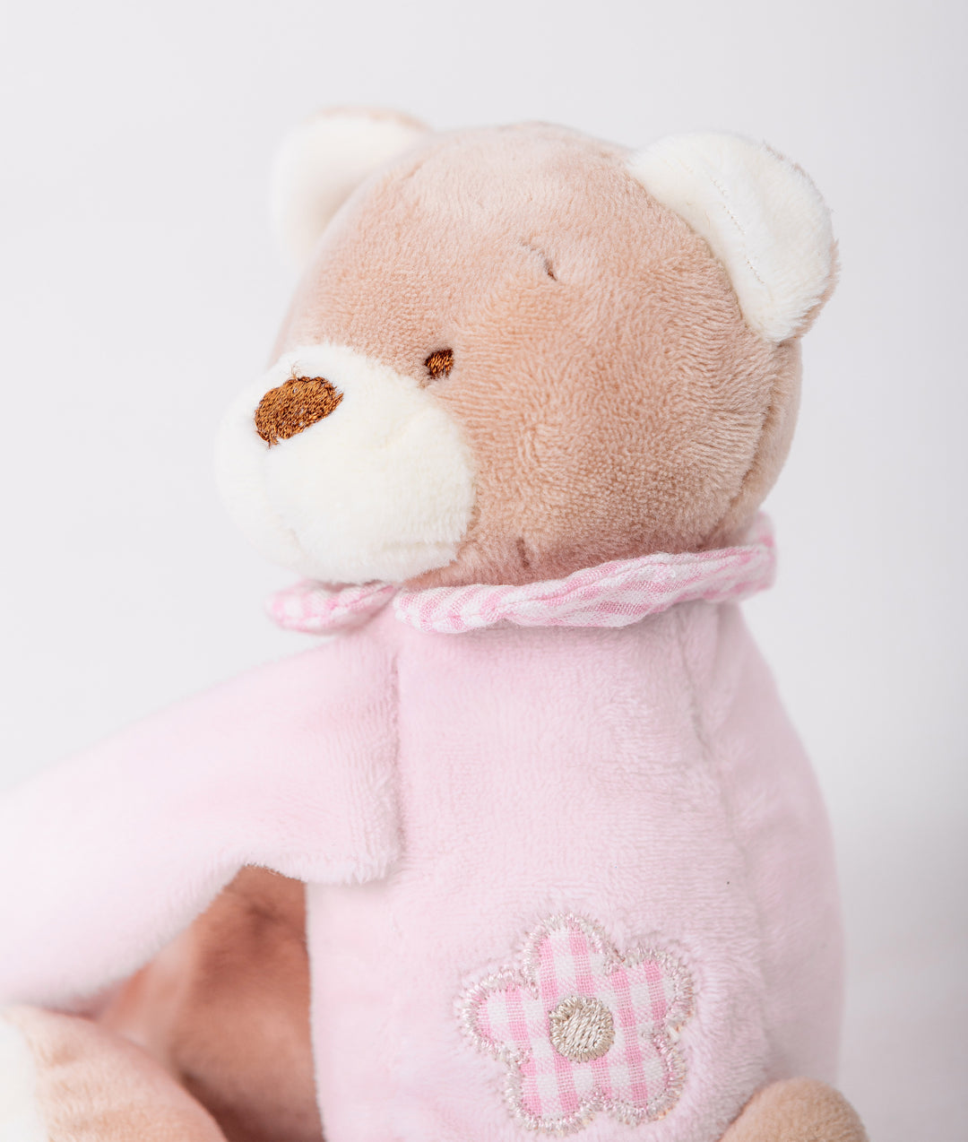 Pink bear curtain tieback for nursery