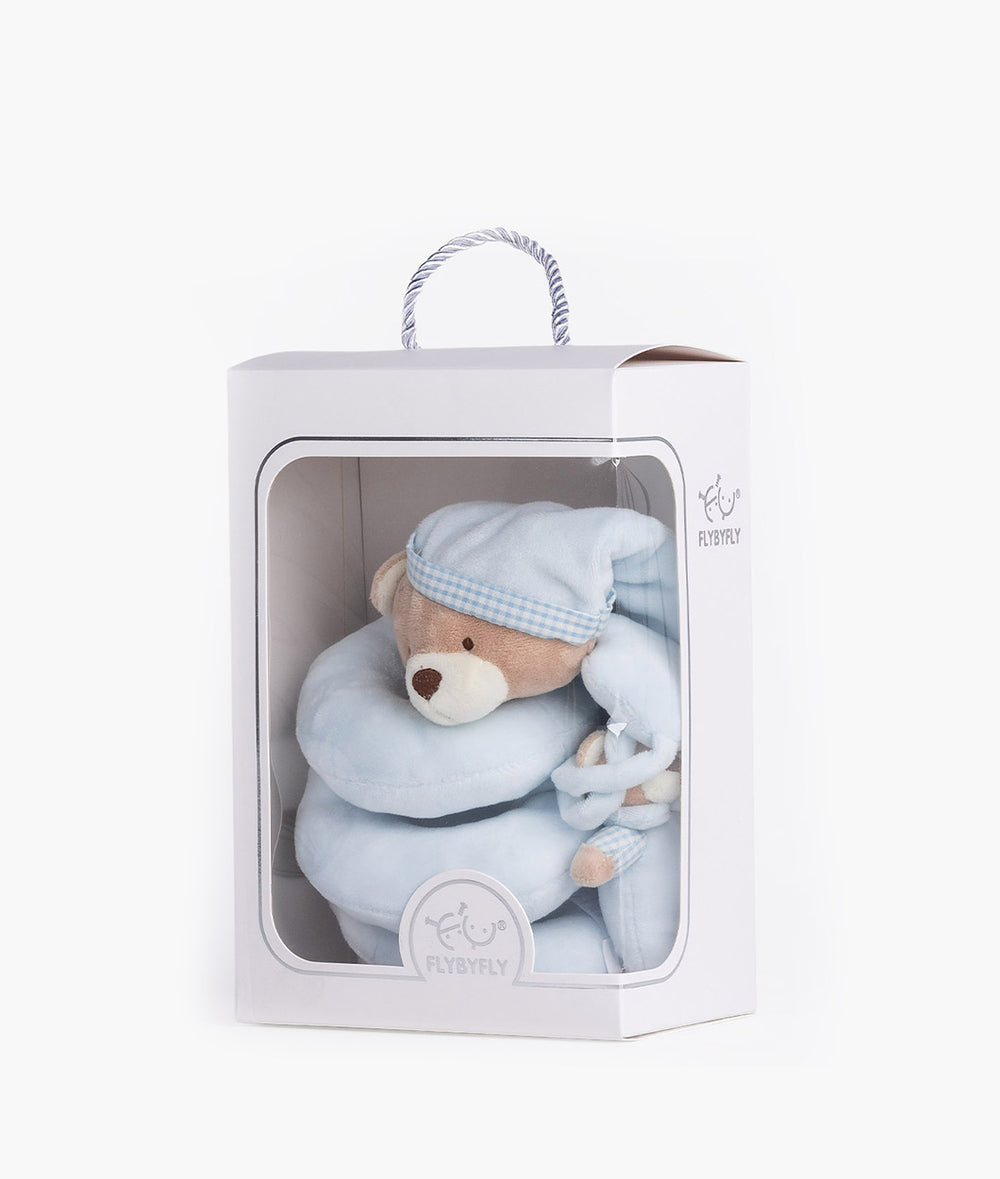 Blue bear spiral activity toy for baby