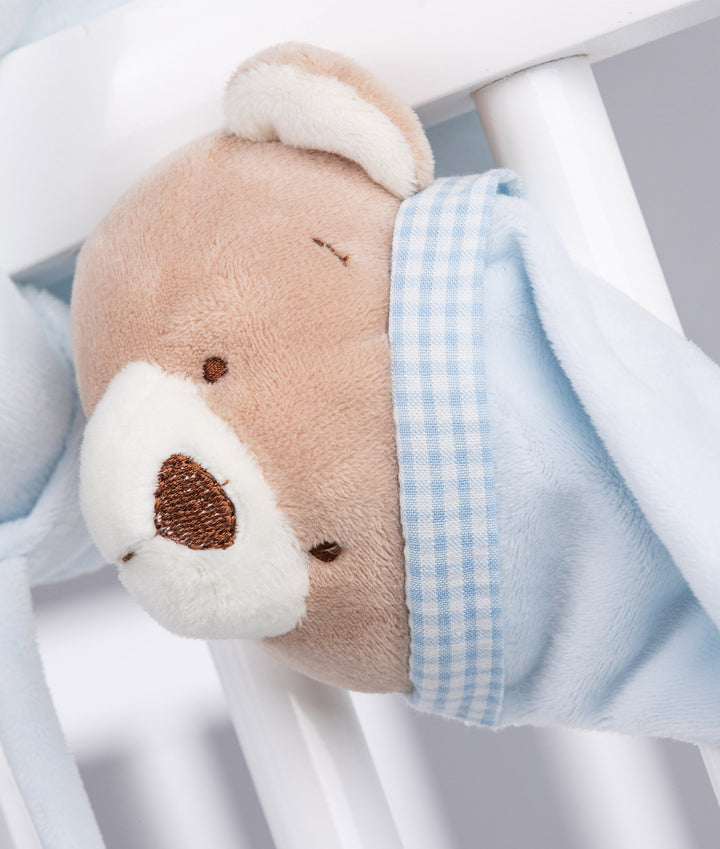 Blue bear spiral activity toy for baby