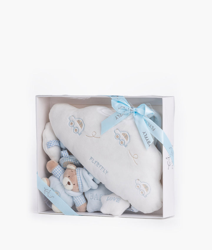 Bear & Cloud Activity Toy - Blue