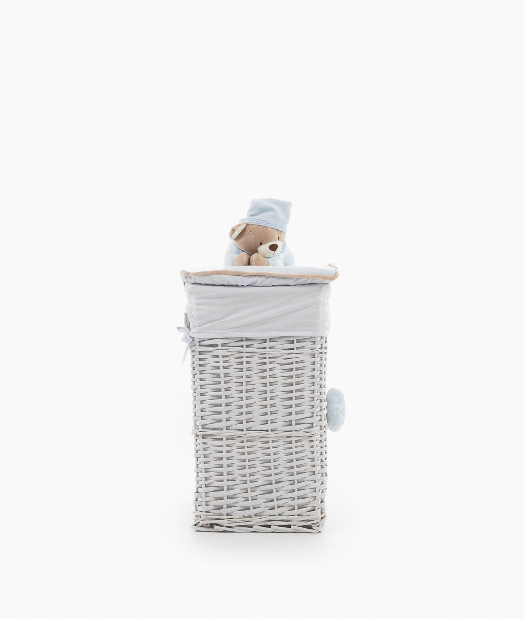 Blue square storage basket set