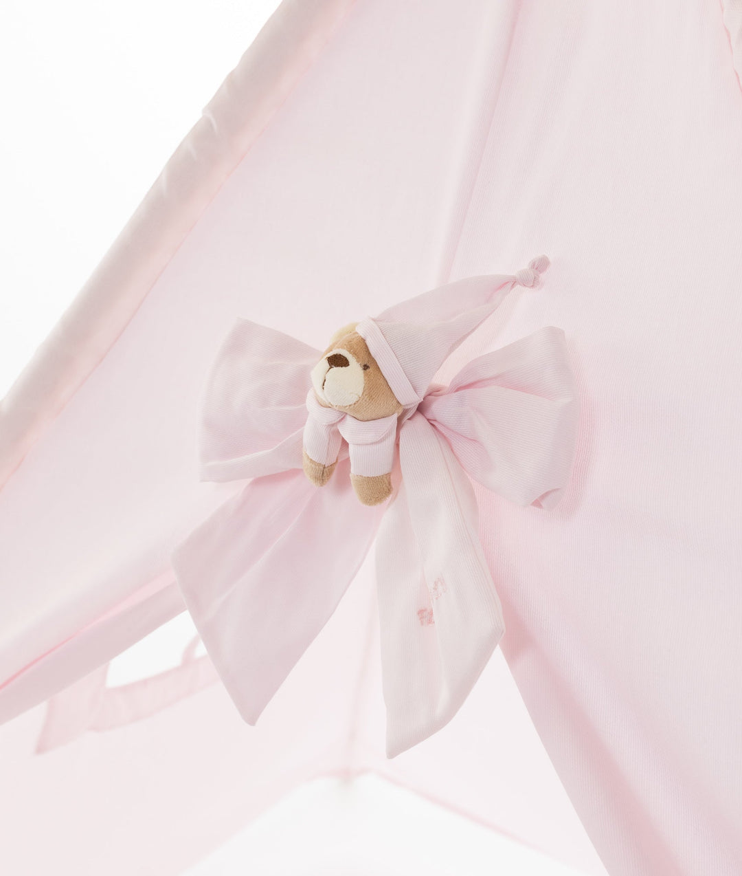Pink kids teepee tent for nursery and playroom
