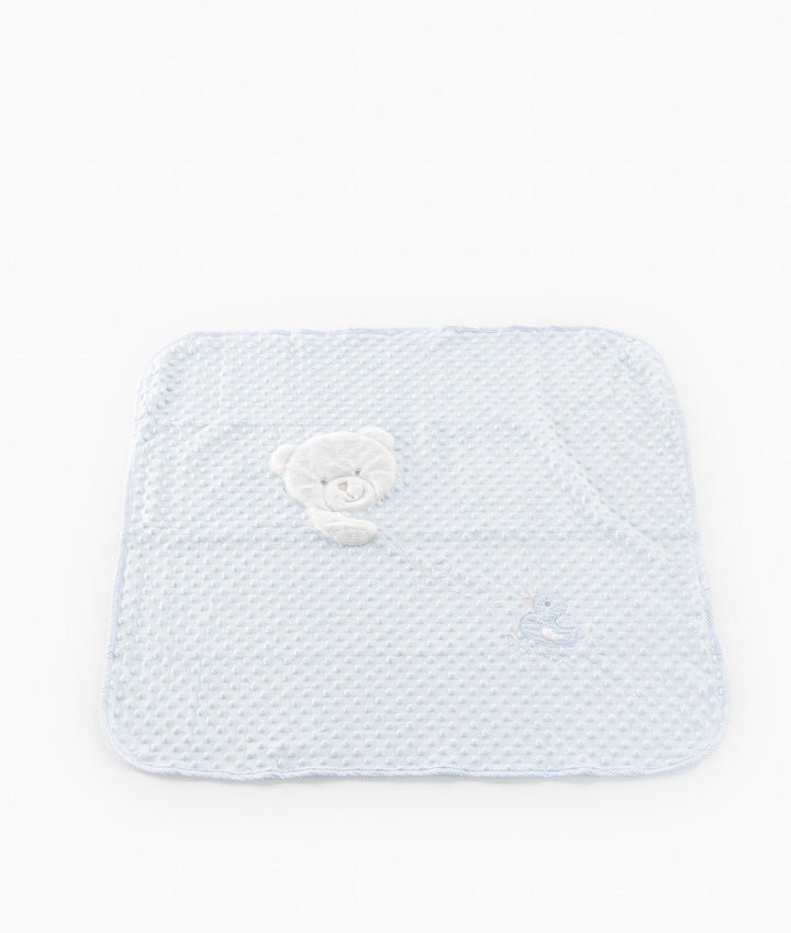 Bubble Bear Blanket - Blue