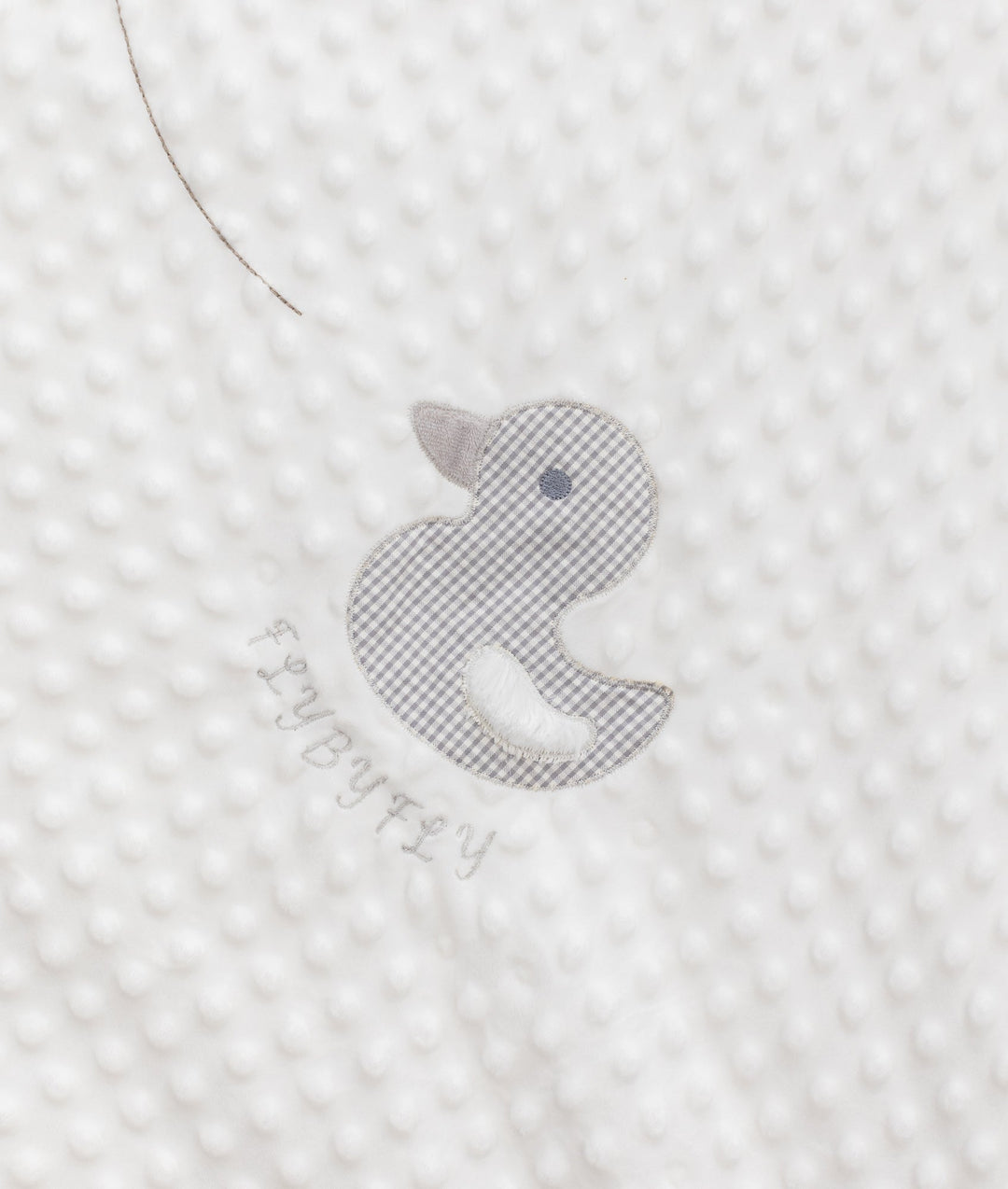 White and grey toddler bubble quilt and cover set