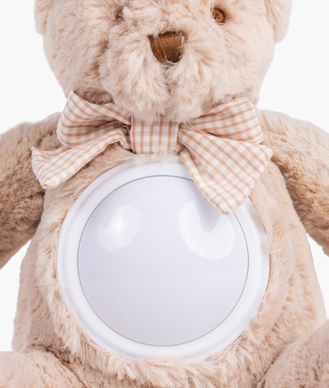 Beige musical night light for nursery