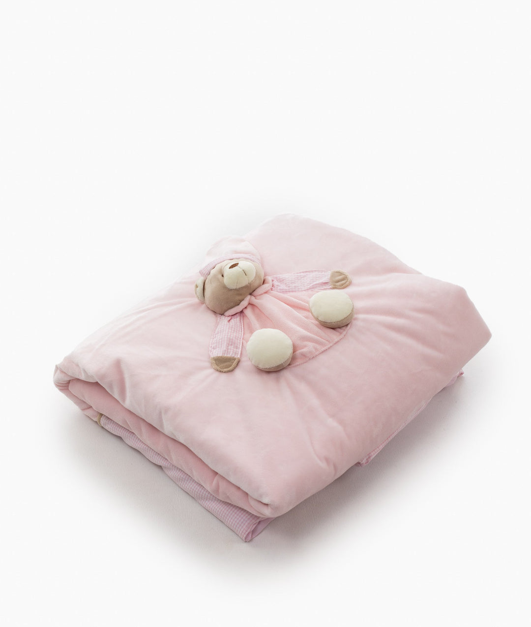 Pink quilt and cover set for toddlers