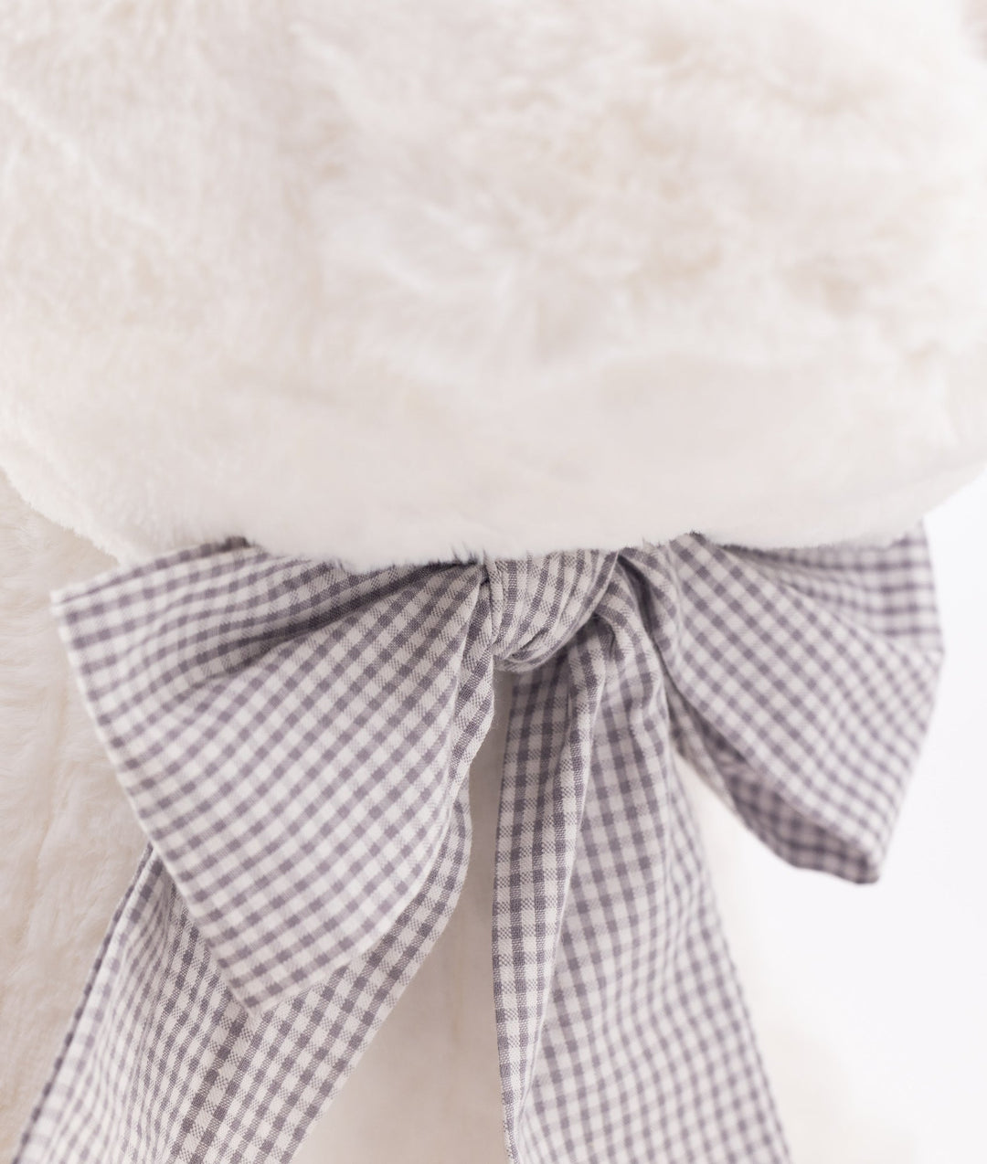 White and grey rocking teddy bear for toddlers and kids