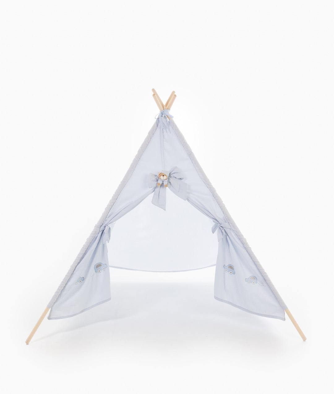 Blue kids teepee tent for nursery and playroom